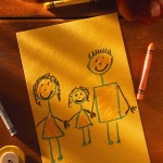 Child's Drawing of Family